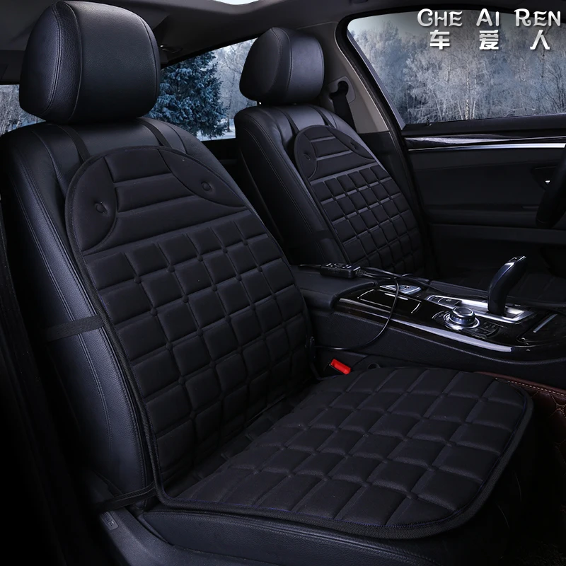 Новые зимние автомобильные сиденья с подогревом 12 В универсальная подушка для