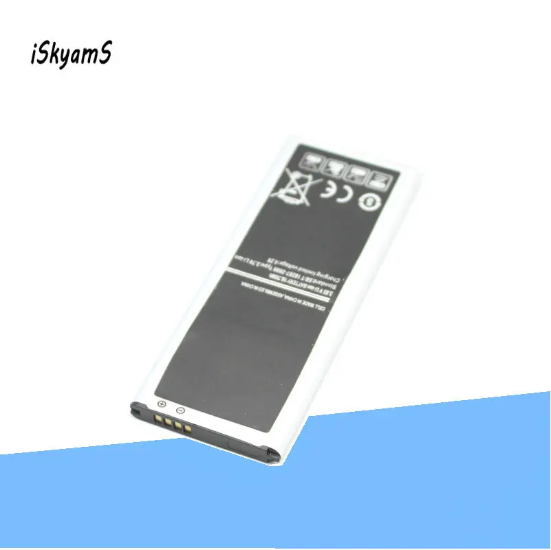 ISkyamS 1x3000 мА/ч EB BN916BBC батарея для Samsung Galaxy NOTE4 N9100 N9108V N9109V N9106W NOTE 4 с NFC батареи|Чехлы