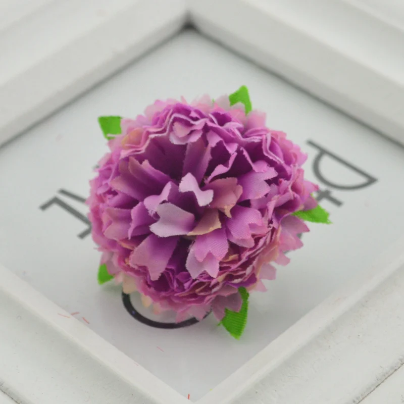 1 шт. 4 см искусственная Гвоздика Цветок голова ручной работы украшения дома DIY