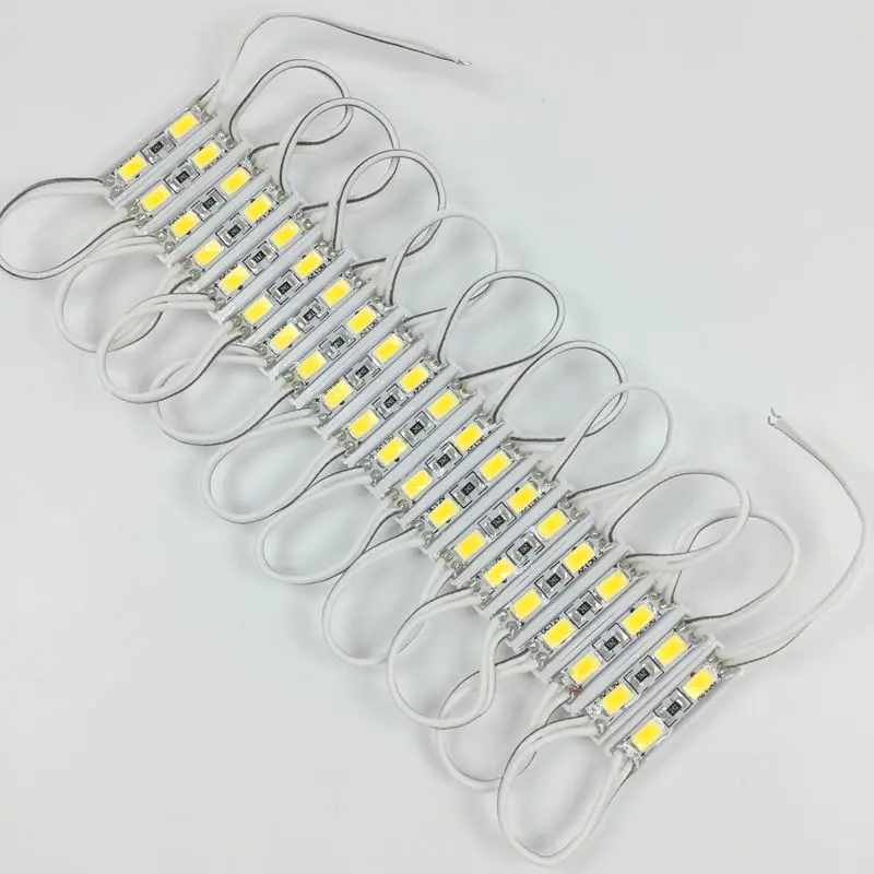 100 шт. светодиодный мини-модуль SMD5730 водонепроницаемый яркий светильник светодиодный задний светильник для мини-вывесок и букв DC12V 2 светодиодный