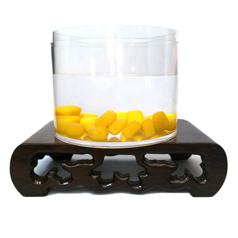 Высокое качество 20 шт./лот 1 см Желтые мягкие приманки для ловли карпа с запахом