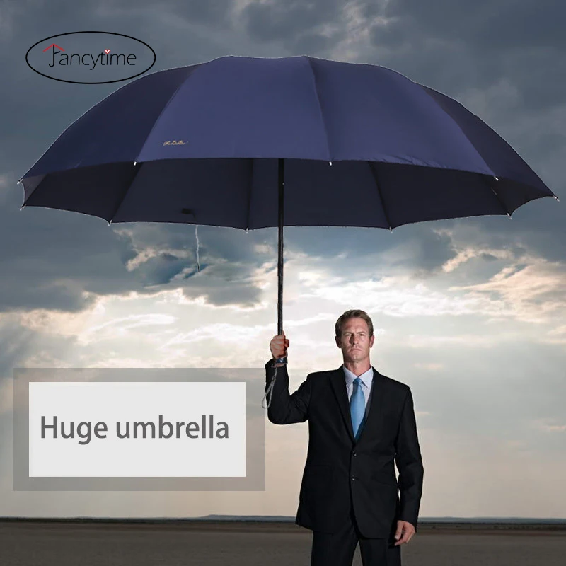 Fancytime зонт мужской огромный качество зонтик для Для мужчин женщин большой 130 см