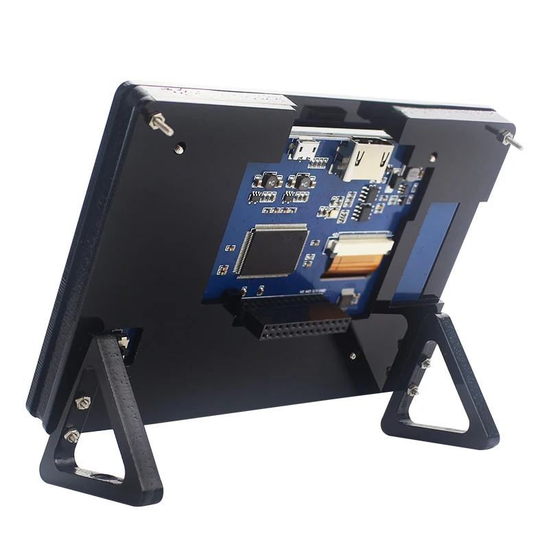 Raspberry Pi 3 5 дюймов Чехол для экрана черный ЖК держатель кронштейн Model B Plus