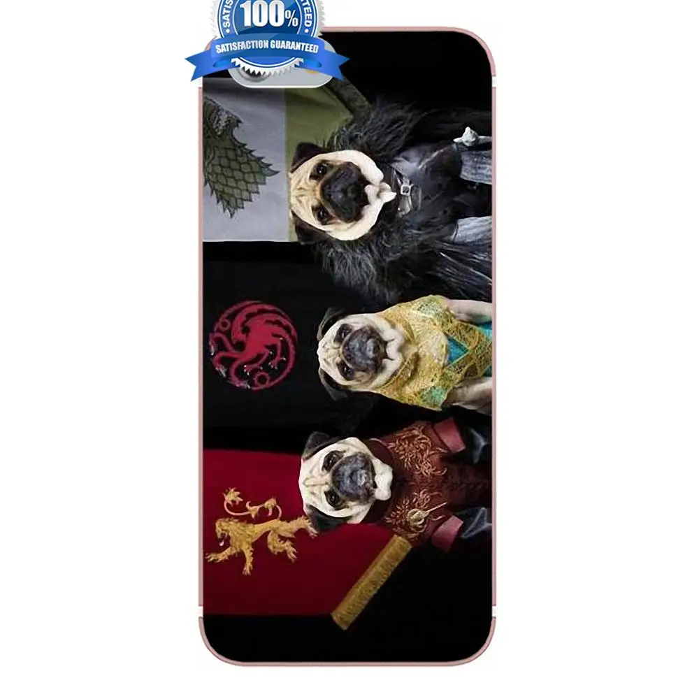 Даг мопс король поп-культуры собака для Apple iPhone 4 4S 5 5C 5S SE 6 6S 7 8 Plus X LG G4 G5 G6 K4 K7 K8 K10 |