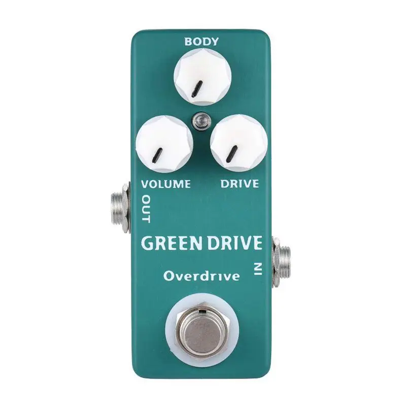 MOSKY MP 53 Green Drive Overdrive мини Одиночная педаль эффектов для гитары True Bypass|Детали и