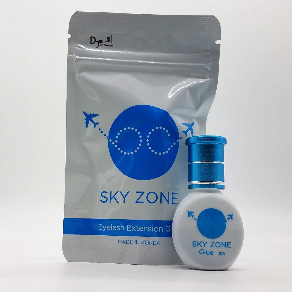 Клей для наращивания ресниц SKY ZONE профессиональный быстросохнущий клей 10 мл 4