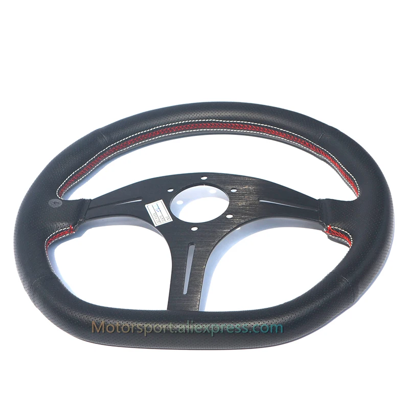 Сменный руль для автомобиля из натуральной кожи в форме D|trd steering|trd steering wheelcar wheel |