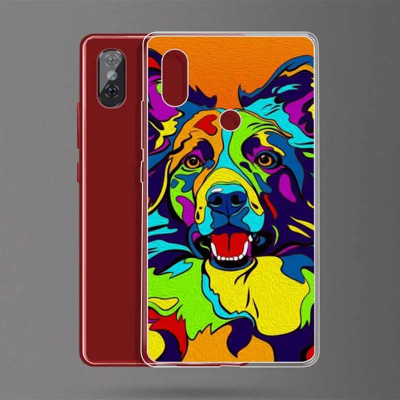 DREAMFOX N015 собака искусство Мягкий силиконовый чехол из ТПУ для Xiaomi mi x 3 A1 A2 5C 5X6 6X8 9 Lite