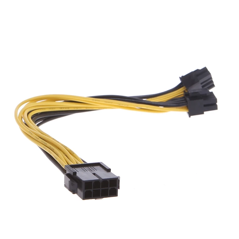 

25cm 8 Pin to 8 Pin ATX EPS Male to Female Power Extension PSU Mainboard Power Extension Adapter Cable