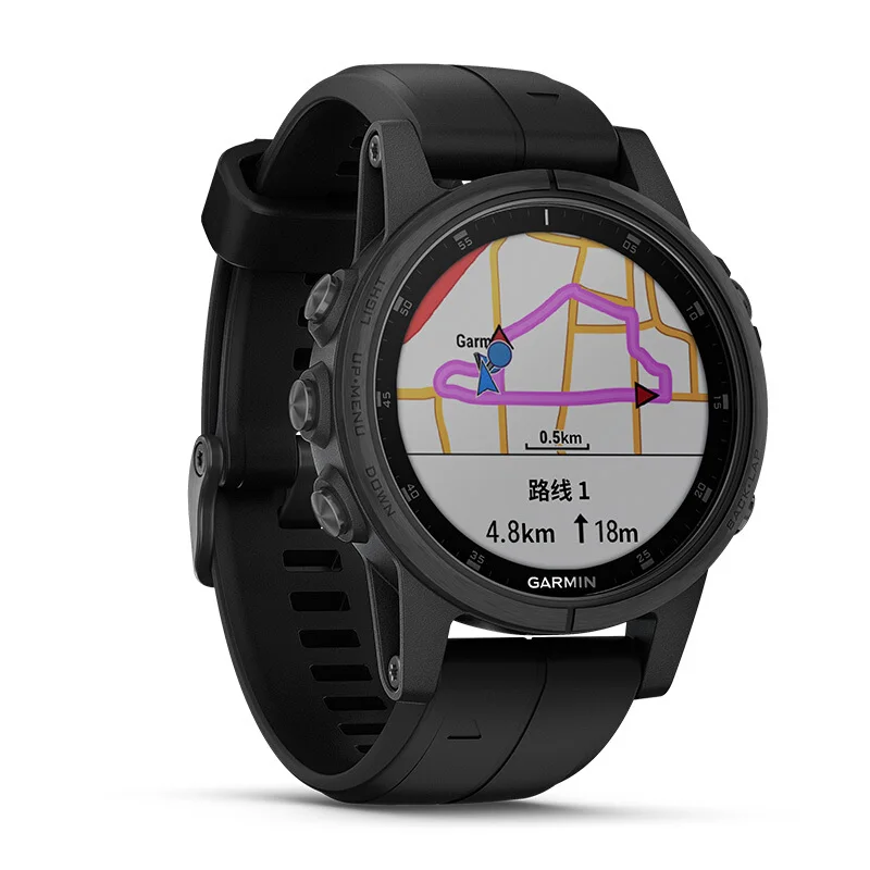 GARMIN Fenix 5S Plus многоспортивные GPS умные часы меньшего размера мониторинг сердечного