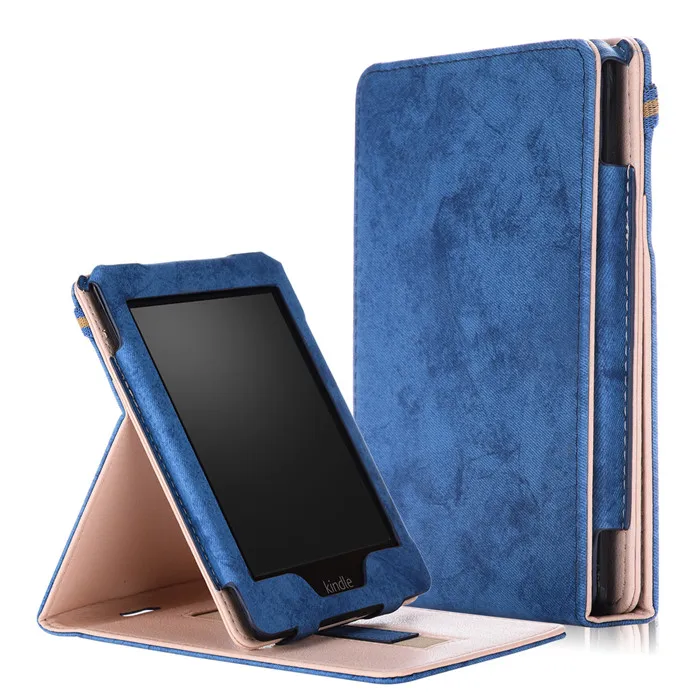 Из искусственной кожи Smart Cover чехол для Amazon Kindle Paperwhite 1/2/3 версии + 2 шт. Экран