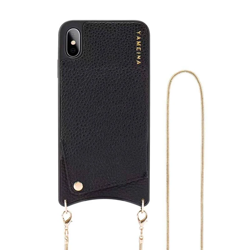 Easterm Роскошный кожаный чехол-кошелек XS MAX для телефона iPhone 6 7 6 Plus 8 Plus X XR, чехол для сотового телефона и ручная сумка-сетка, стильный кошелек