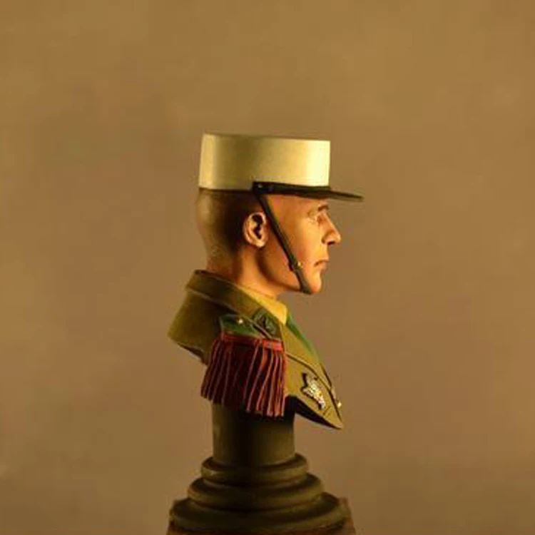 Масштаб 1/12 неокрашенный бюст из смолы коллекция бюста офицера|Наборы для сборки