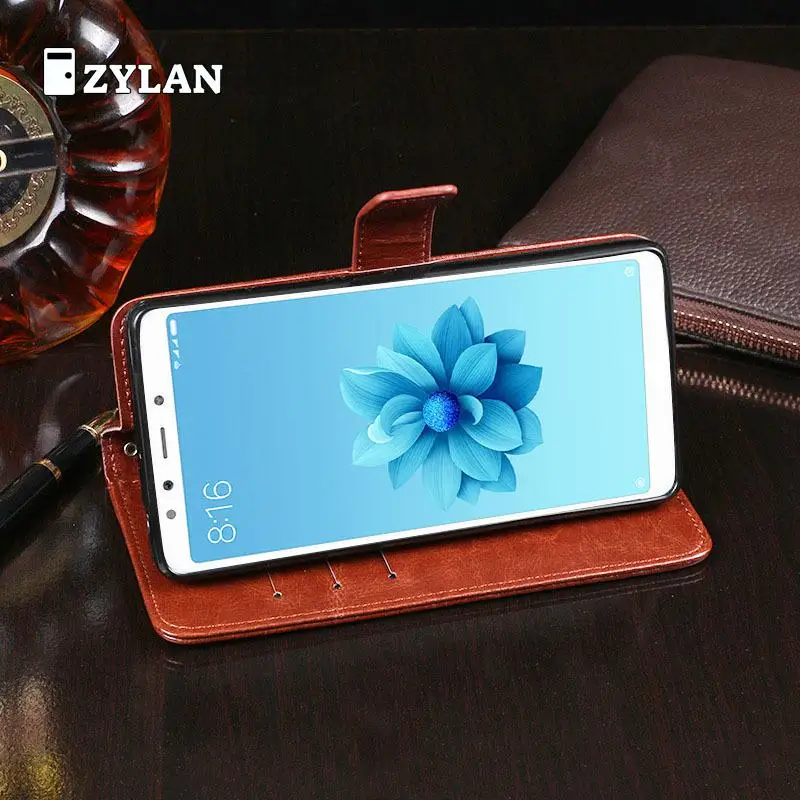 Кожаный флип чехол для Xiaomi Mi 6x A2 книжка кошелек Mia2 Funda Mi6x новинка и