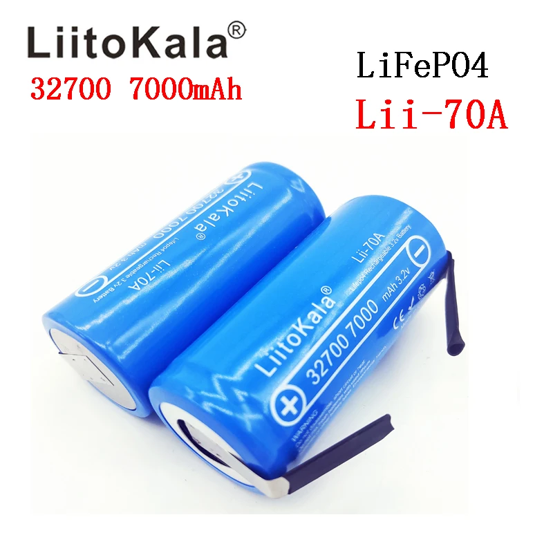 Аккумуляторная батарея 3 2 В 32700 7000 мАч Lii-70A LiFePO4 35A непрерывный разряд максимум 55a