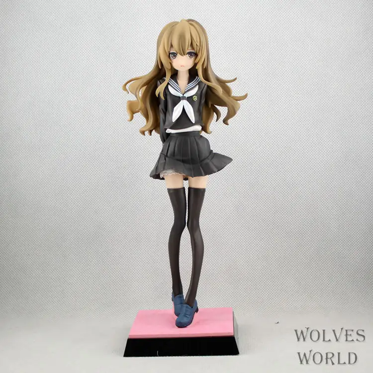 Аниме Фигурка 25 см тигр x Дракон школьная форма айсаки тайки Toradora последний выпуск 1/6 Масштаб ПВХ фигурка модель игрушки коллекционная