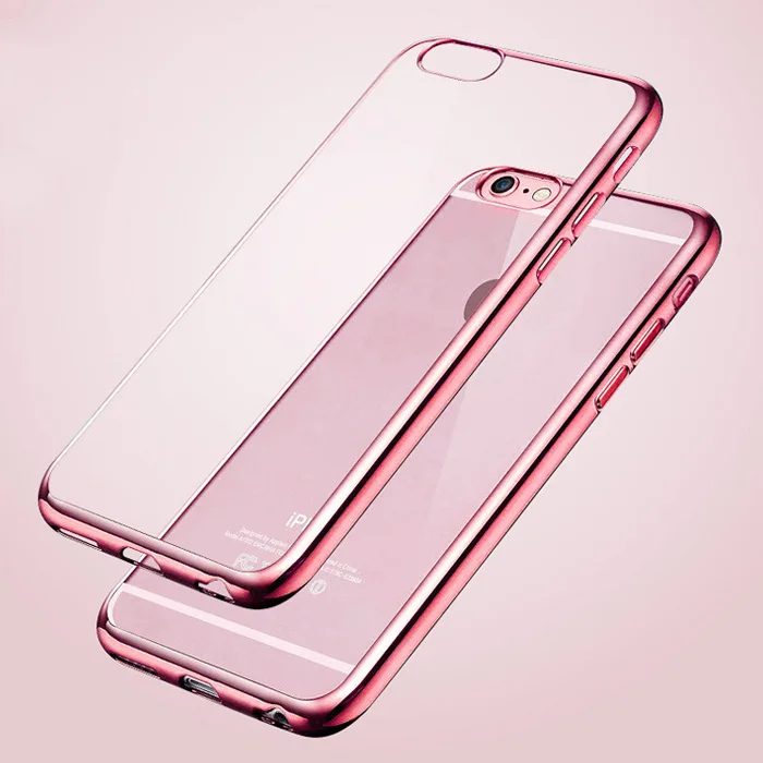 Rose Ультра Силиконовая защита для экрана чехол для iPhone 11 Pro Max X XS MAX XR 5S 6 6S 7 8 Plus чехол s 4,7/5,5 дюймов Тонкий мягкий чехол для телефона - Цвет: Rose