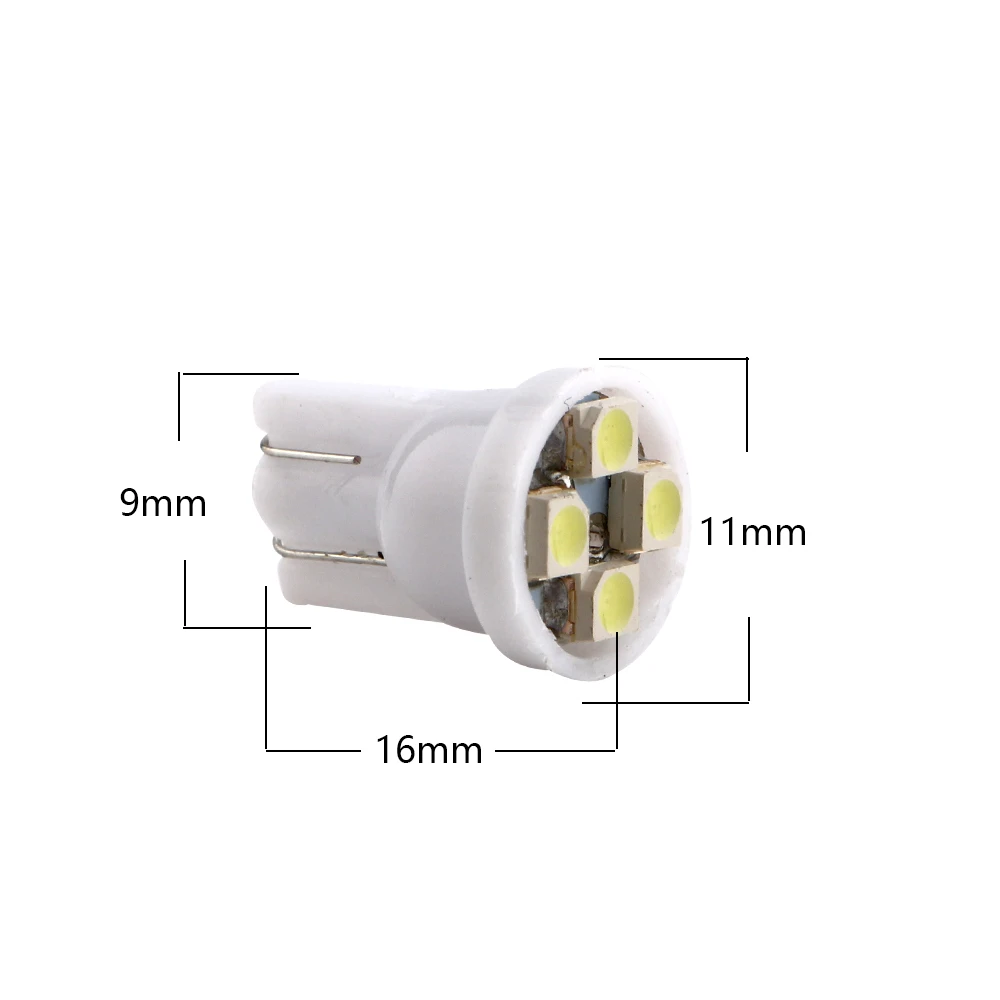 300 шт./лот оптовая продажа 24V T10 194 168 W5W 1210 4 SMD светодиодные клиновидные лампы для