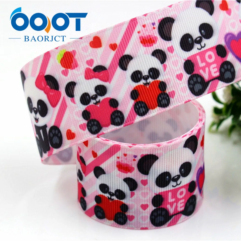 1712273 38 мм 10 метров мультфильм печатных grosgrain ленты сделай сам handmadeHair аксессуары