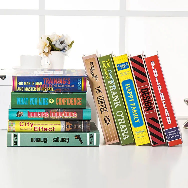 10 шт. имитационная модель украшения жилья книги поддельные современный
