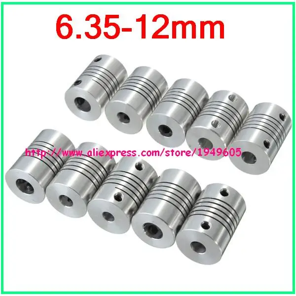Гибкая соединительная муфта с ЧПУ 10 шт./лот 6 35 мм 12 35x12 мм|jaw shaft coupler|flexible couplingshaft