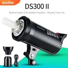 Студийная стробоскопическая вспышка Godox 300Ws DS300II GN58 Bowens для профессиональной фотосъемки
