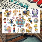 3D милый детский агент Собака Детский временный боди арт флэш тату стикер 17*10 см Водонепроницаемая безболезненная Татуировка Бесплатная доставка