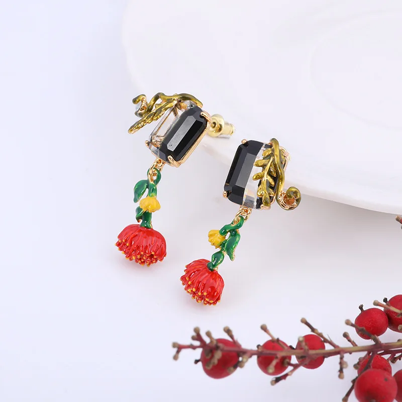 Европейская и американская Новая Мода Тренд 2 тона инкрустация горный хрусталь