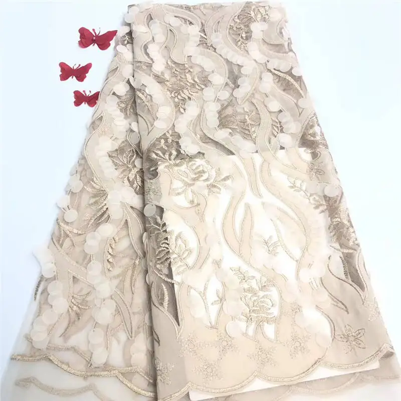 Нигерийское фатиновое кружевное платье новейшая модель 2019 Высококачественная