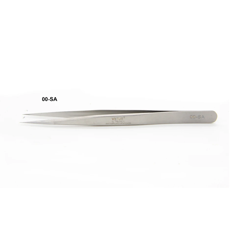 Пинцет для наращивания ресниц из нержавеющей стали SA|volume eyelash extension tweezers|volume