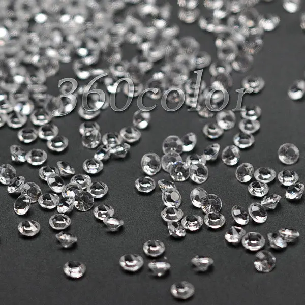 1000 шт./лот алмазный конфетти искусственный кристалл свадебный стол рассеиватель