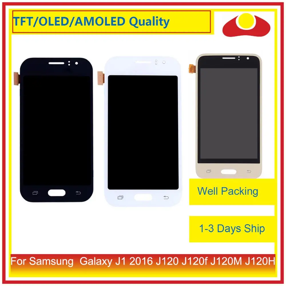 10 шт./лот 4 5 дюйма для Samsung Galaxy J1 2016 J120 J120f J120M J120H ЖК дисплей с сенсорным экраном и
