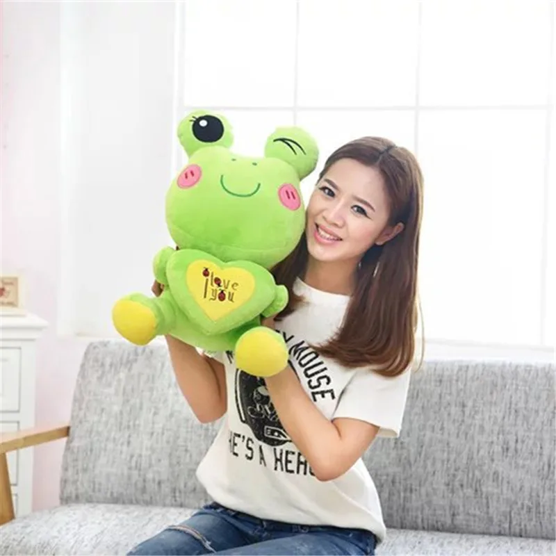 Детская плюшевая игрушка лягушка 45 см 2016 дюйма|birthday gift|frog dollsplush toys |