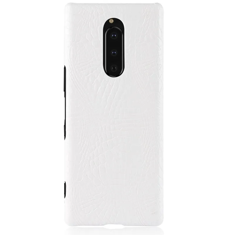 White Для sony Xperia 1 чехол Роскошный pu кожаный чехол для sony Xperia 1 J8110 J8170 J9110 чехол для телефона оболочка 6,5 дюймов для sony 1 - Цвет: White