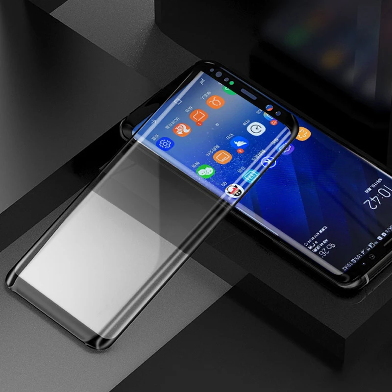 Защитное стекло закаленное для Samsung S10/S10e/S6/S7 Edge/S8 Plus/Note 8/9 | Мобильные телефоны и