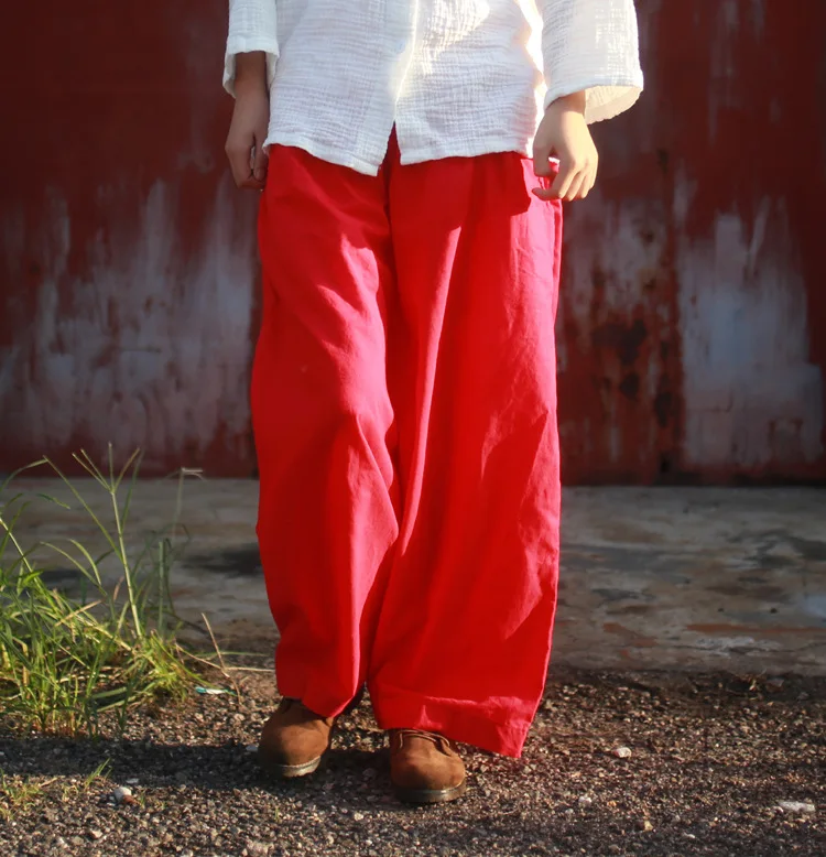 2017 Высокое Качество Весна Осень Повседневная Свободные Прямые Широкую Ногу