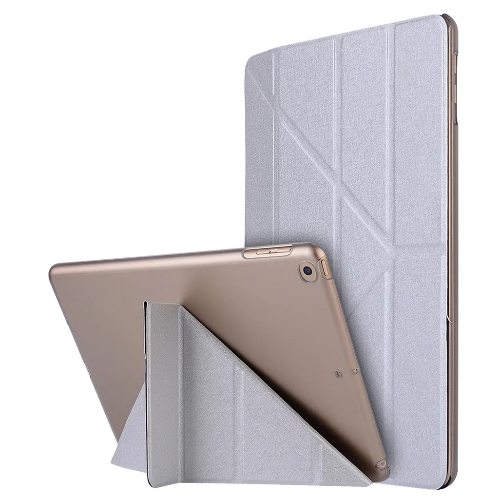Чехол s планшет розовый для iPad 6го поколения 9,7 Тонкий Магнитный кожаный смарт-чехол ForApple#5$6