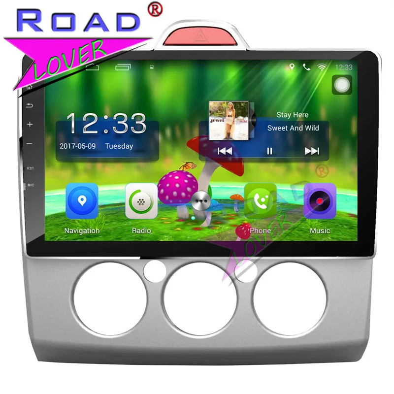 

Автомобильный GPS-навигатор TOPNAVI, Android 6,0, 2 ГБ + 32 ГБ, 10,1 дюйма, для Ford Focus, ручной стерео, без DVD-плеера, Автомобильное видео, два Din, 3G