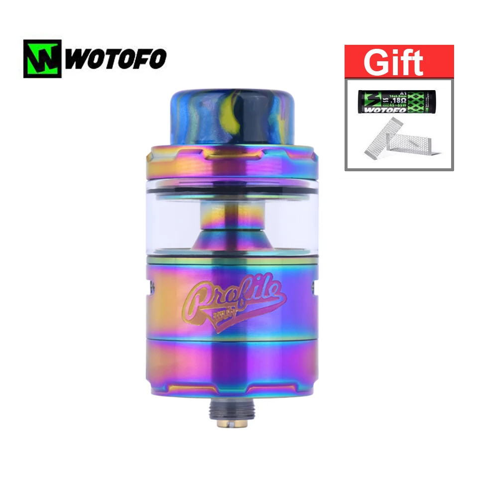 Оригинальный профиль Wotofo Unity RTA распылитель для электронной сигареты резервуар