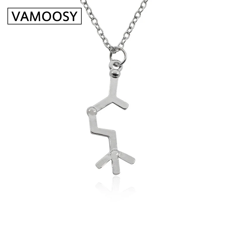 VAMOOSY 2018 Boho модное Ацетилхолин молекулярное ожерелье научное химическое