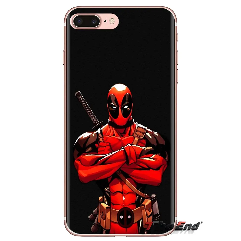 For Samsung Galaxy A3 A5 A7 A9 A8 Star A6 Plus 2018 2015 2016 2017 Deadpool Ironman Batman Superhero Transparent Soft Skin Cover |