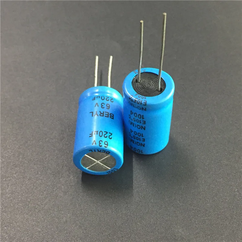 50 шт. 220 мкФ 63V BERYL NQ 16x27 мм 63V220uF биполярный конденсатор полярности | Электронные