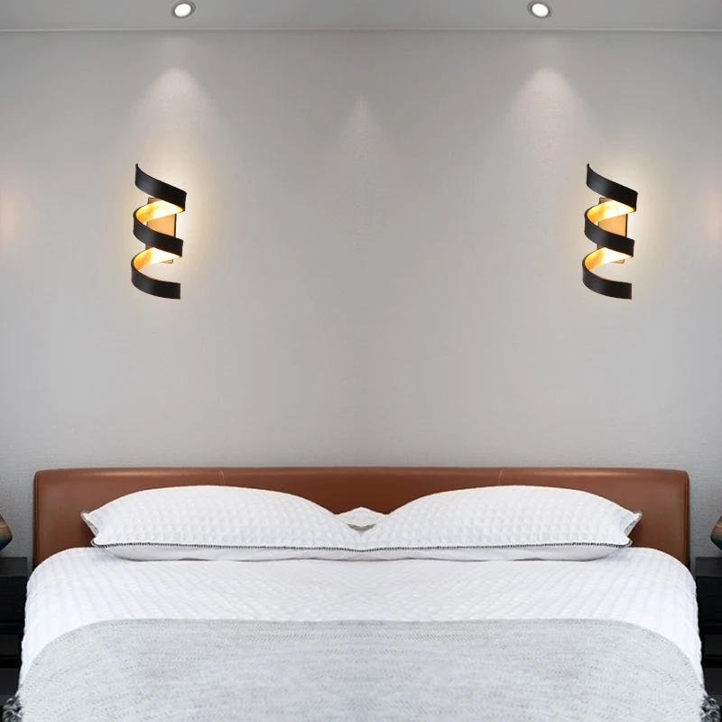 売る 北欧スパイラルシャンデリアシンプルなレストランバーポストモダンledアルミスパイラル創造的人格ランプ