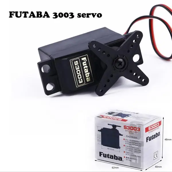 1 шт. 100% оригинальный сервопривод 38 г Futaba S3003 стандартный автомобильная лодка hpi 1/10