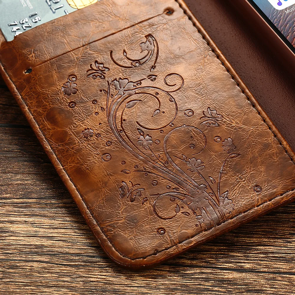 CASEIER кожаный чехол для телефона Samsung Note 9 8 S8 S9 Plus с отделением карт Galaxy Ретро