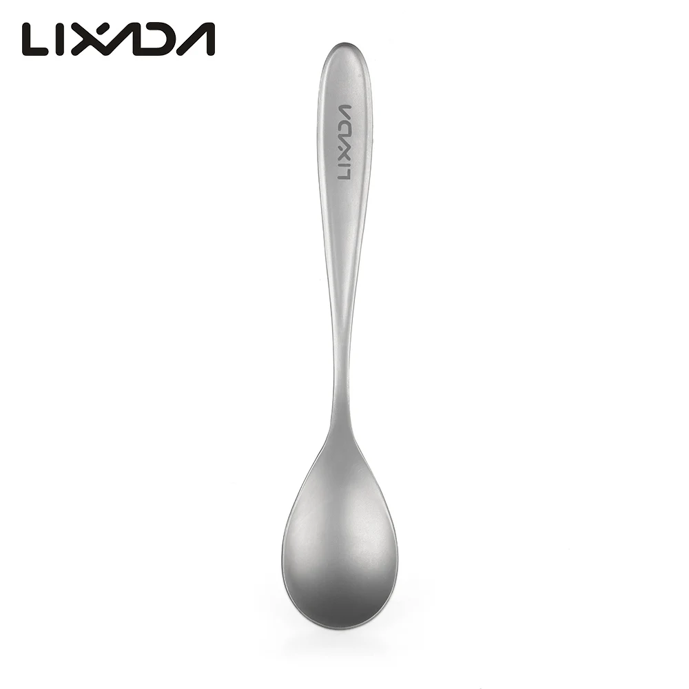 Титановая Ложка Lixada Ta8111S легкая обеденная ложка Настольная для дома пикника