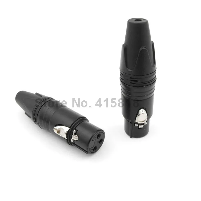Высокое качество 10 шт. мужской + женский Neutrik Стиль XLR 3 контактный разъем Cannon
