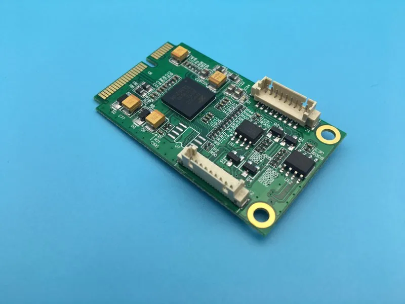 Mini PCI-Express на 2 порта RS422 RS485 промышленный последовательный контроллер плата