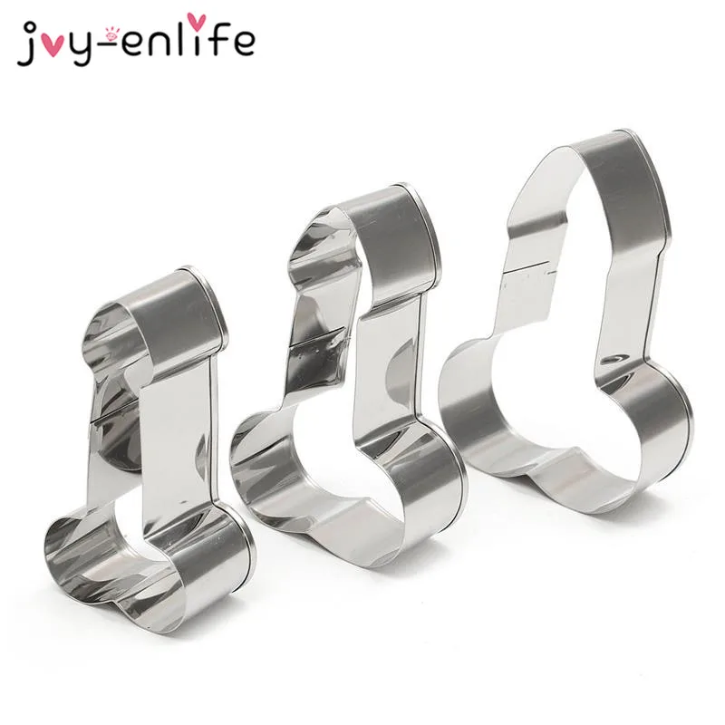 3 шт./компл. из нержавеющей стали сексуальный пенис инструменты для печенья торта