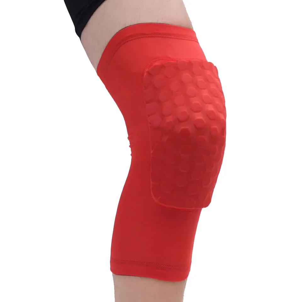 

1PC Honeycomb Knee Pads Basketball Sport Kneepad Volleyball Knee Protector Brace Support Football Compression Leg Sleeves